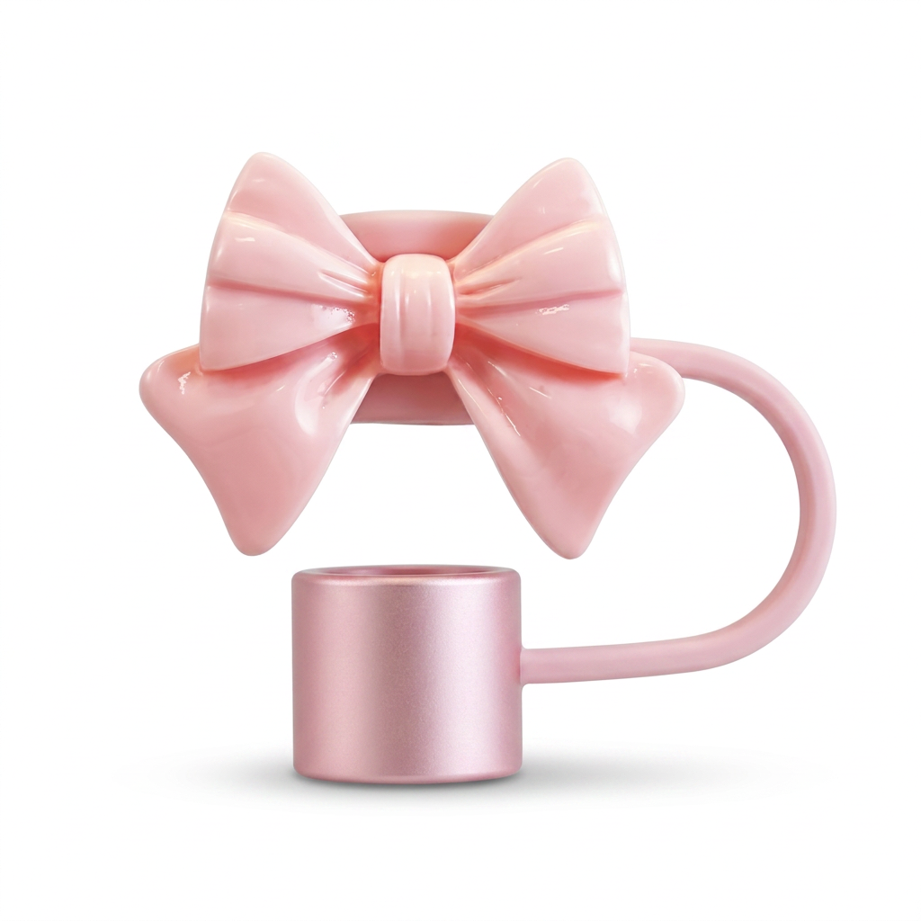 Cute Bow Straw Cap Cover